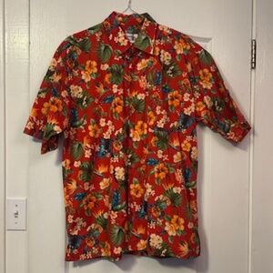 L' homme de Tahiti Mens Floral button up shirt - XL